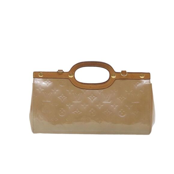 Pre Loved Louis Vuitton Monogram Vernis Pochette Handbag Women Camel - Picture 3 of 8